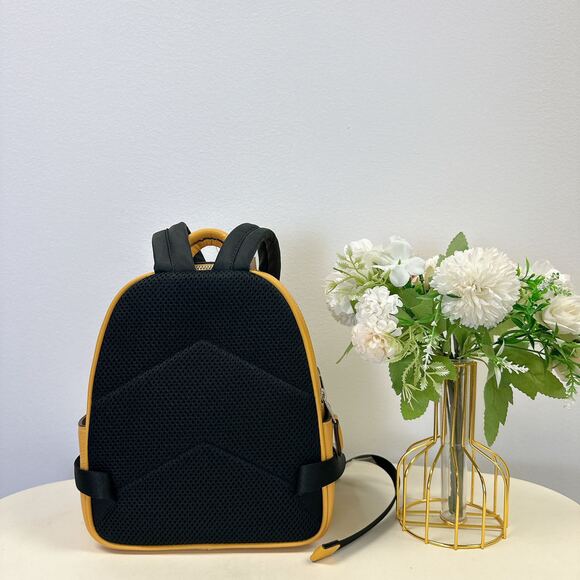 Coach CR284 Mini Court Backpack IN HONEYCOMB - Picture 3 of 12
